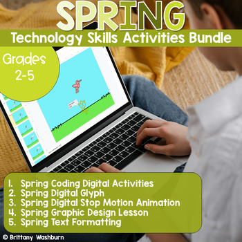 Preview of Spring Technology Skills Activities Bundle