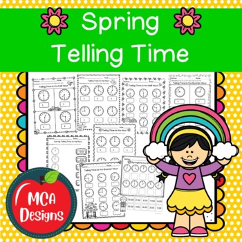 Preview of Spring Telling Time