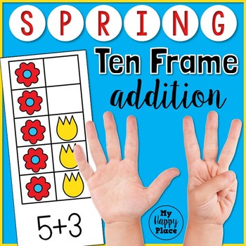 Preview of Spring Math - Ten Frames Subitizing Activities