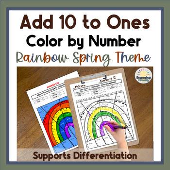 Preview of Spring Ten More Color-by-Number Coloring Pages for Differentiated Math Stations