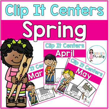 Preview of Spring Tens Frame Clip It Centers