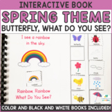 Spring Theme Interactive Vocabulary Adapted Book Emergent Reader