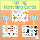 Spring Matching Cards – Letters, Numbers & Shadows