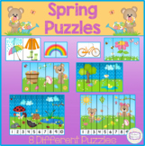 Spring Puzzles (2, 4, 6, 10 piece)