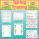 Spring Tracing, Pre-Writing, Writing Practice