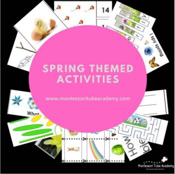 Preview of Spring Themed Activities (88 pages full of Art, Math , and Language activities)