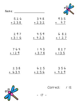 Spring Themed Addition and Subtraction Worksheets by Anna Emerson