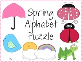 Spring Themed Uppercase and Lowercase Alphabet Puzzle PACK