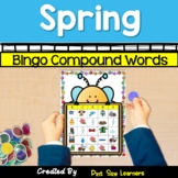 Spring Themed Bingo Game | Compound Words | 30 Cards