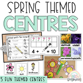 Spring Themed Centers | Math, Literacy, Write The Room, ST