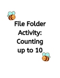 Spring Themed Counting 1-10 and 11-20 File Folder Activities