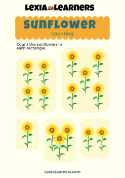 Preview of Spring Themed Counting Activity