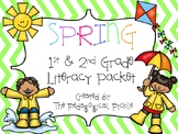 Spring Themed First & Second Grade Literacy Packet