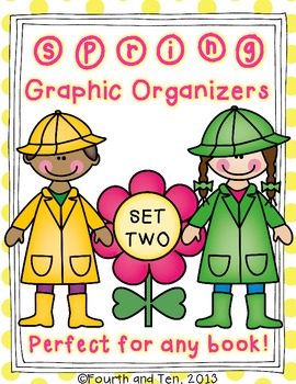 Preview of Spring Themed Graphic Organizers Set Two