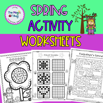 Spring Worksheets - Handwriting Activities - Occupational Therapy