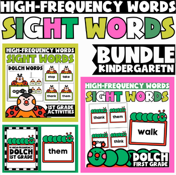 Preview of Spring Themed High-Frequency Sight Words