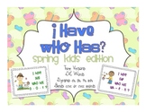 Spring Themed "I have, Who has?" {a segmenting + blending game}