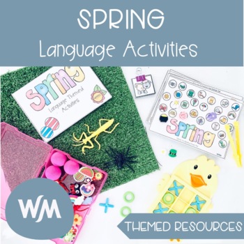 Preview of Spring Themed Language Activities