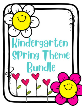 Preview of Spring Themed Learning Activities, Games & Songs for Pre-k and Kinder BUNDLE