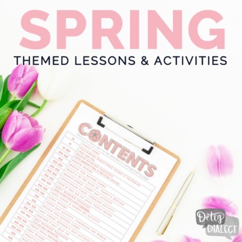 Preview of Spring Themed Lessons & Activities for Older Students