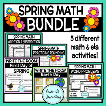 Preview of Spring-Themed Math Activities BUNDLE