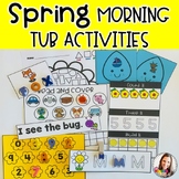 Spring Themed Morning Tub Activities for PreK/K