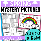 Spring Themed Place Value Mystery Pictures: Day Before Spr