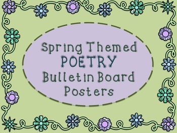 Preview of Spring Themed Poetry Posters