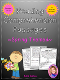 Spring Themed Reading Passages *JUST PRINT & TEACH!*
