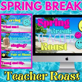 Preview of Spring Themed Roast Fun Activity for Before + After Spring Break | Secondary SEL