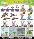 Spring Sequence Action Pictures Clipart {Zip-A-Dee-Doo-Dah