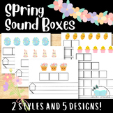 Spring Themed Sound Boxes - Phonemic Awareness - Spelling Boxes