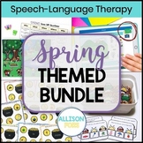 Spring Speech Therapy Activities Bundle - Speech and Langu