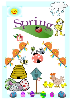 Preview of Distance Learning Spring Themed Digital Writing Papers