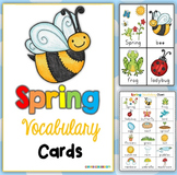Spring Themed Vocabulary Cards with Record Sheets