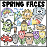 Spring Things With Faces Variety Pack Clip Art Collection