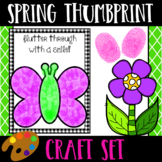 Spring Thumbprint Craftivities - (8 Thumbprint Crafts Included)