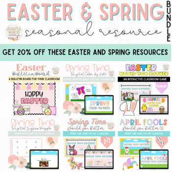 Preview of Easter and Spring: Distance and Virtual Music Learning Activities Bundle