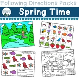 Spring Time Following Directions Pack