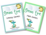 Spring Time Math & Literacy Centers