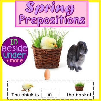 Preview of Prepositions Kindergarten or First Grade