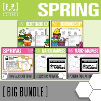 Preview of Spring Time Science Activity BIG Bundle