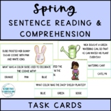 Spring Time Sentence Reading & Comprehension WH Questions 