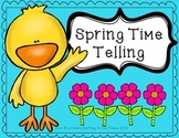 Spring Time Telling Math Center