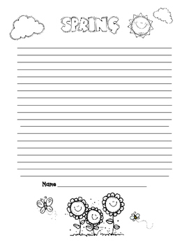 Spring Time Writing by Gisselle Pinon | TPT