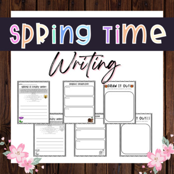 Preview of Spring Time Writing Prompt w/Editing Checklist