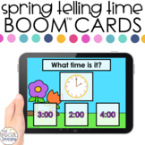 Spring Time to Hour Boom™ Cards - Distance Learning for Sp
