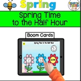 Spring Time to the Half Hour Audio - Boom Cards