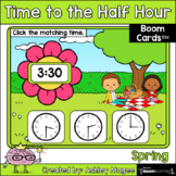 Spring Time to the Half Hour Boom Cards - Digital Distance