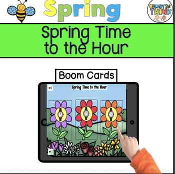 Preview of Spring Time to the Hour with Audio Boom Cards
